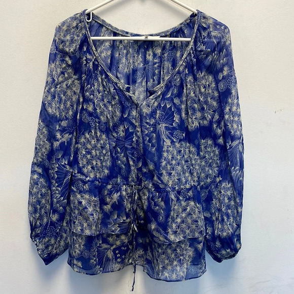 Rebecca Taylor sheer blouse - Picture 1 of 6